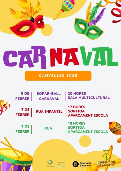 Canyelles es prepara per obrir el Carnaval amb més de 2000 participants a les carrosses i la novetat de la rua infantil Canyelles es prepara per obrir el Carnaval amb més de 2000 participants a les carrosses i la novetat de la rua infantil