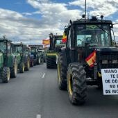 Imagen de archivo de una tractorada en la provincia de Alicante. 