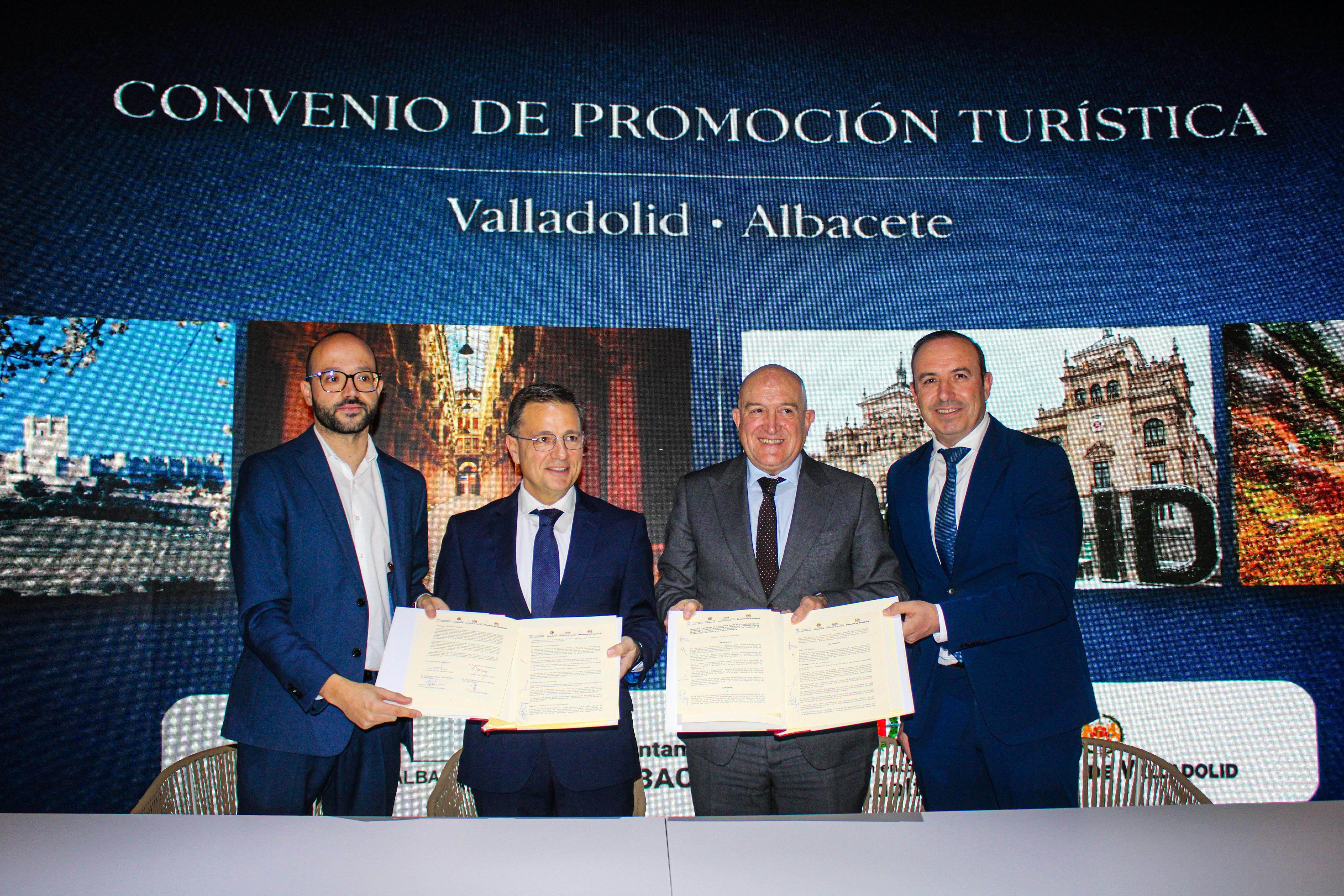 Albacete y Valladolid, se unen para potenciar el turismo Albacete y Valladolid, se unen para potenciar el turismo