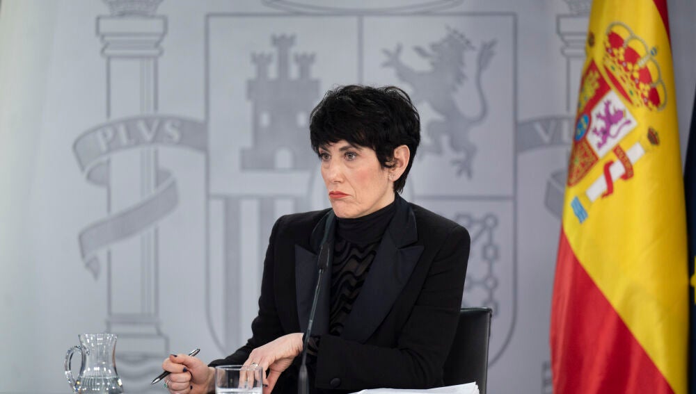 La portavoz y ministra de Seguridad Social, Migraciones e Inclusión, Elma Saiz