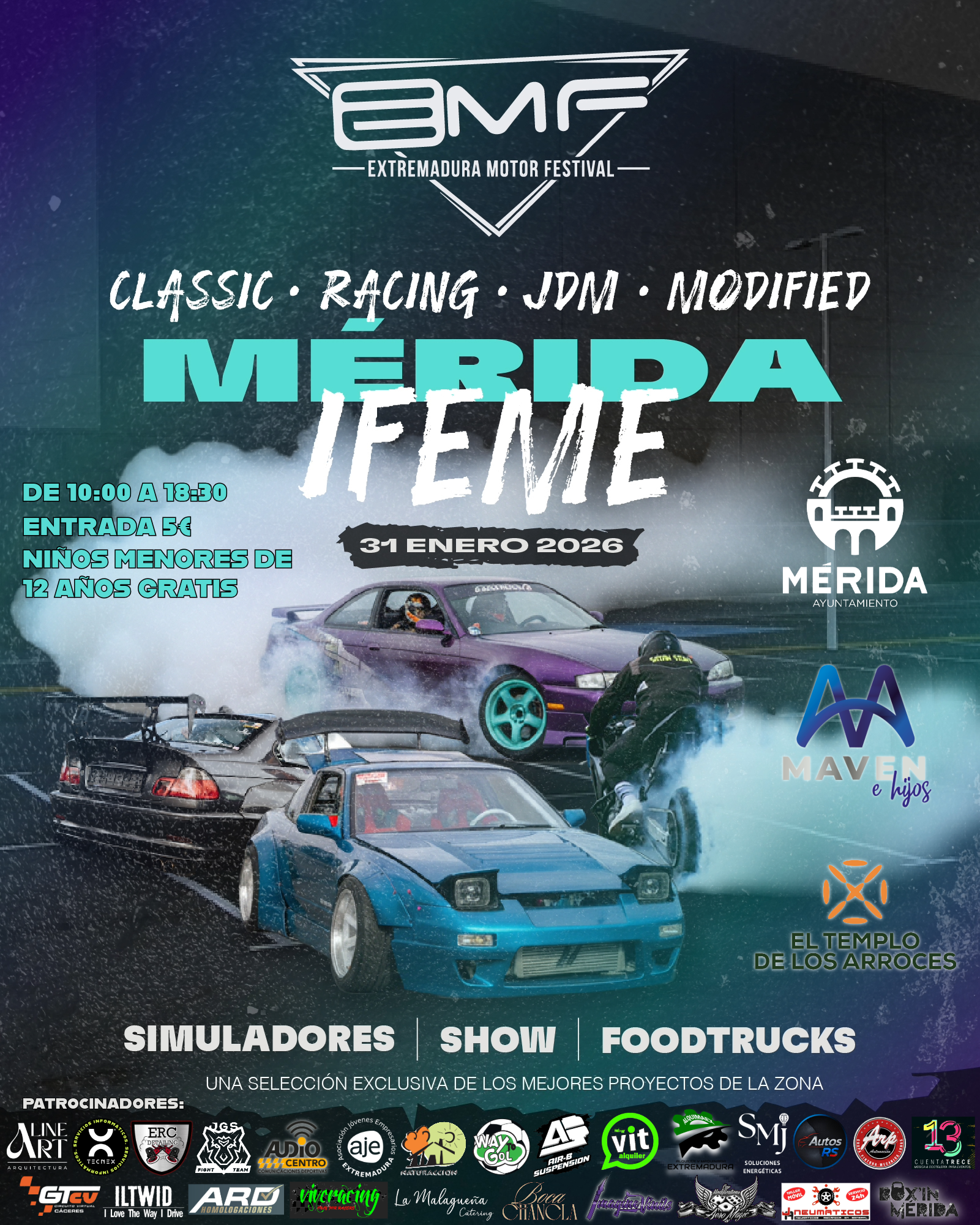 El Extremadura Motor Festival ofrecerá el 31 de enero en Mérida una muestra de 300 vehículos, simuladores o shows El Extremadura Motor Festival ofrecerá el 31 de enero en Mérida una muestra de 300 vehículos, simuladores o shows