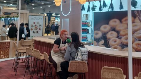 Carmen S&aacute;nchez, coordinadora de Turismo del Consell d'Eivissa, en una entrevista desde Madrid Fusi&oacute;n. 