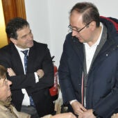 Valverde junto al alcalde de Miguelturra