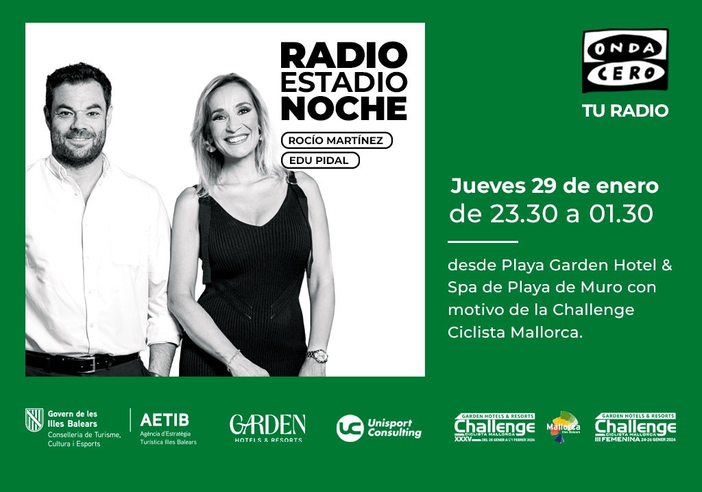 Programa Especial de Radioestadio Noche desde Mallorca: el ciclismo como pilar de un nuevo turismo Programa Especial de Radioestadio Noche desde Mallorca: el ciclismo como pilar de un nuevo turismo