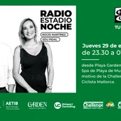 Especial Radioestadio Noche con Rocío Martínez y Edu Pidal con motivo de la Challenge Ciclista Mallorca Especial Radioestadio Noche con Rocío Martínez y Edu Pidal con motivo de la Challenge Ciclista Mallorca