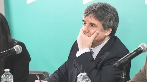 Carles Puigdemont en una foto de archivo durante su comparecencia ante los medios el 24 de enero de 2026, en Perpiñán, Francia Carles Puigdemont en una foto de archivo durante su comparecencia ante los medios el 24 de enero de 2026, en Perpiñán, Francia