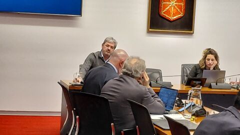 Antxon Alonso en Parlamento de Navarra