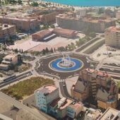 Diseño gráfico de la rotonda de acceso al IES Marcos Zaragoza