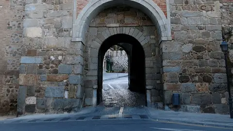 Caída de ramas y contenedores desplazados en Toledo por el temporal Caída de ramas y contenedores desplazados en Toledo por el temporal