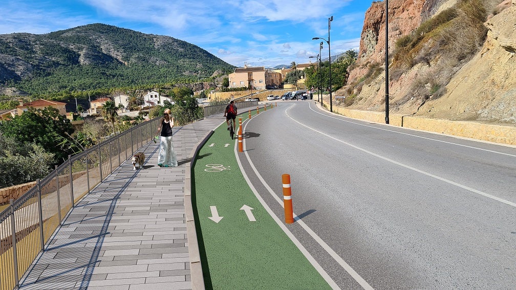 Las obras del Anillo-Bulevar Verde de Finestrat avanzan con una inversión de 1,8 millones de euros Las obras del Anillo-Bulevar Verde de Finestrat avanzan con una inversión de 1,8 millones de euros