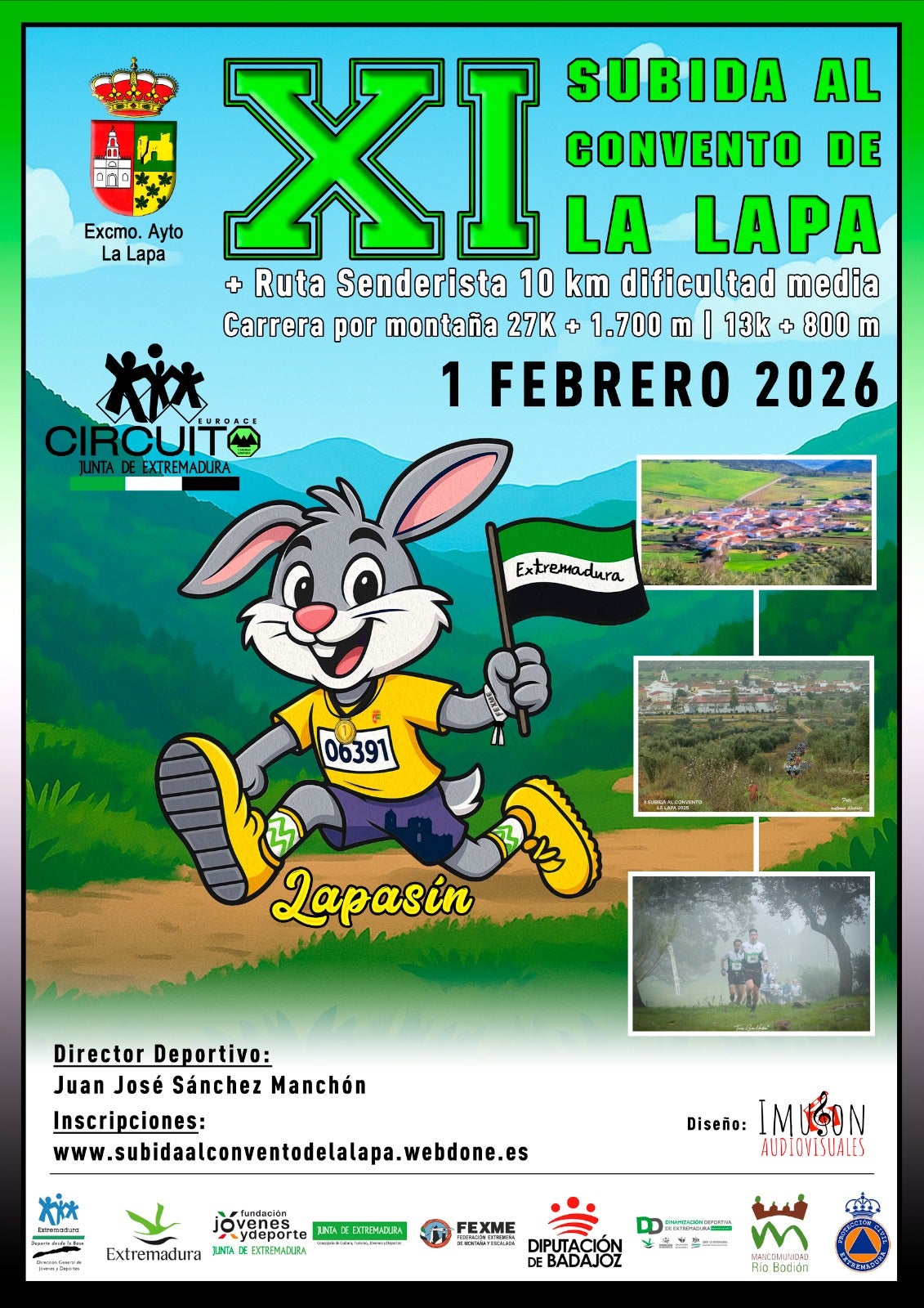El Circuito Provincial de Carreras por Montaña BA-Trail pasará por La Lapa, Trasierra, Valle de Matamoros y La Codosera El Circuito Provincial de Carreras por Montaña BA-Trail pasará por La Lapa, Trasierra, Valle de Matamoros y La Codosera