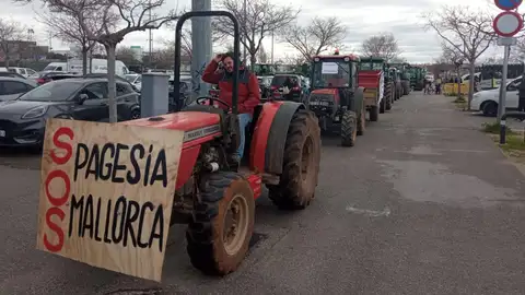 Tractorada en Palma contra la nueva PAC y el acuerdo UE-Mercosur Tractorada en Palma contra la nueva PAC y el acuerdo UE-Mercosur