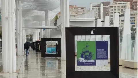 La corbeta alemana GNEISENAU muestra sus secretos en el Palmeral de las Sorpresas Exposicion