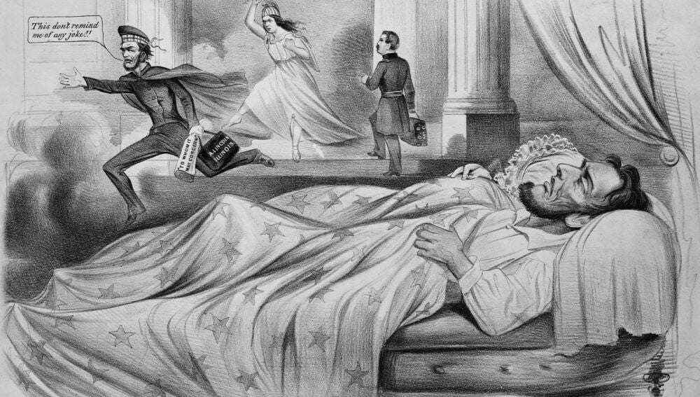 Dibujo del sueño de Abraham Lincoln.