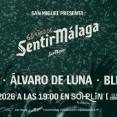 San Miguel celebra sus 60 años en Málaga: Álvaro de Luna, arte urbano y una entrada que solo se consigue "brindando"