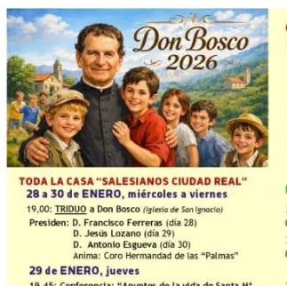 Ciudad Real celebra a Don Bosco con actividades, fe y solidaridad Ciudad Real celebra a Don Bosco con actividades, fe y solidaridad