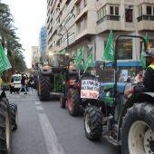 Tractorada de agricultores en Alicante