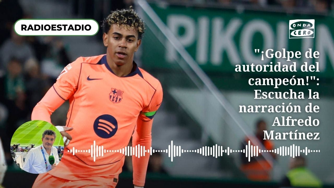 "¡Golpe de autoridad del campeón!": Alfredo Martínez reacciona a la victoria del Barça ante el Elche (1-3) "¡Golpe de autoridad del campeón!": Alfredo Martínez reacciona a la victoria del Barça ante el Elche (1-3)