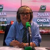 Julia Otero: "A la derecha y su spin off les parece interesante dar una patada al Gobierno en el culo de los jubilados"