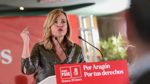 La candidata socialista a la presidencia de Aragón, Pilar Alegría La candidata socialista a la presidencia de Aragón, Pilar Alegría