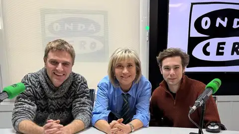 David Marcé, Julia Otero y Carlos Cuevas David Marcé, Julia Otero y Carlos Cuevas