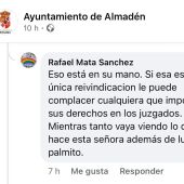 Uno de los comentarios en redes sociales