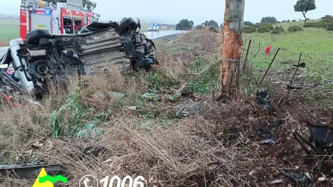 Accidente de tráfico en Villamayor de Calatrava Accidente de tráfico en Villamayor de Calatrava