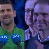 La divertida broma del discurso de Djokovic sobre la presencia de Nadal y Alcaraz: "Eran dos contra uno"