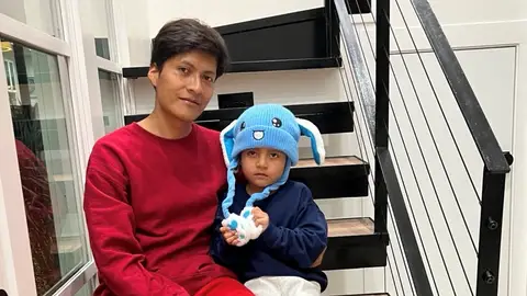 Liam Conejo y su padre Liam Conejo y su padre