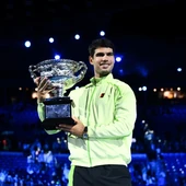 Carlos Alcaraz, tras ganar el Open de Australia Carlos Alcaraz, tras ganar el Open de Australia