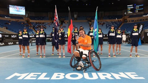 Mart&iacute;n De la Puente subcampe&oacute;n del Open de Australia de tenis en silla