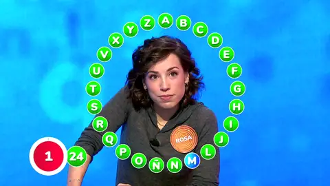 El Rosco completo con el que Rosa Rodríguez ha ganado el bote de Pasapalabra El Rosco completo con el que Rosa Rodríguez ha ganado el bote de Pasapalabra