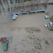 Inundadas las instalaciones del Parque Natural en Pinos Genil Inundadas las instalaciones del Parque Natural en Pinos Genil
