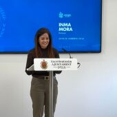 Inma Mora, portavoz de la Junta de Gobierno Local de Elche. 