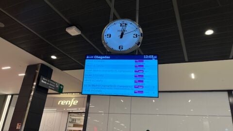 Suspendido el tr&aacute;fico ferroviario en Vigo