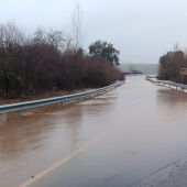 Carretera cortada en Ciudad Real