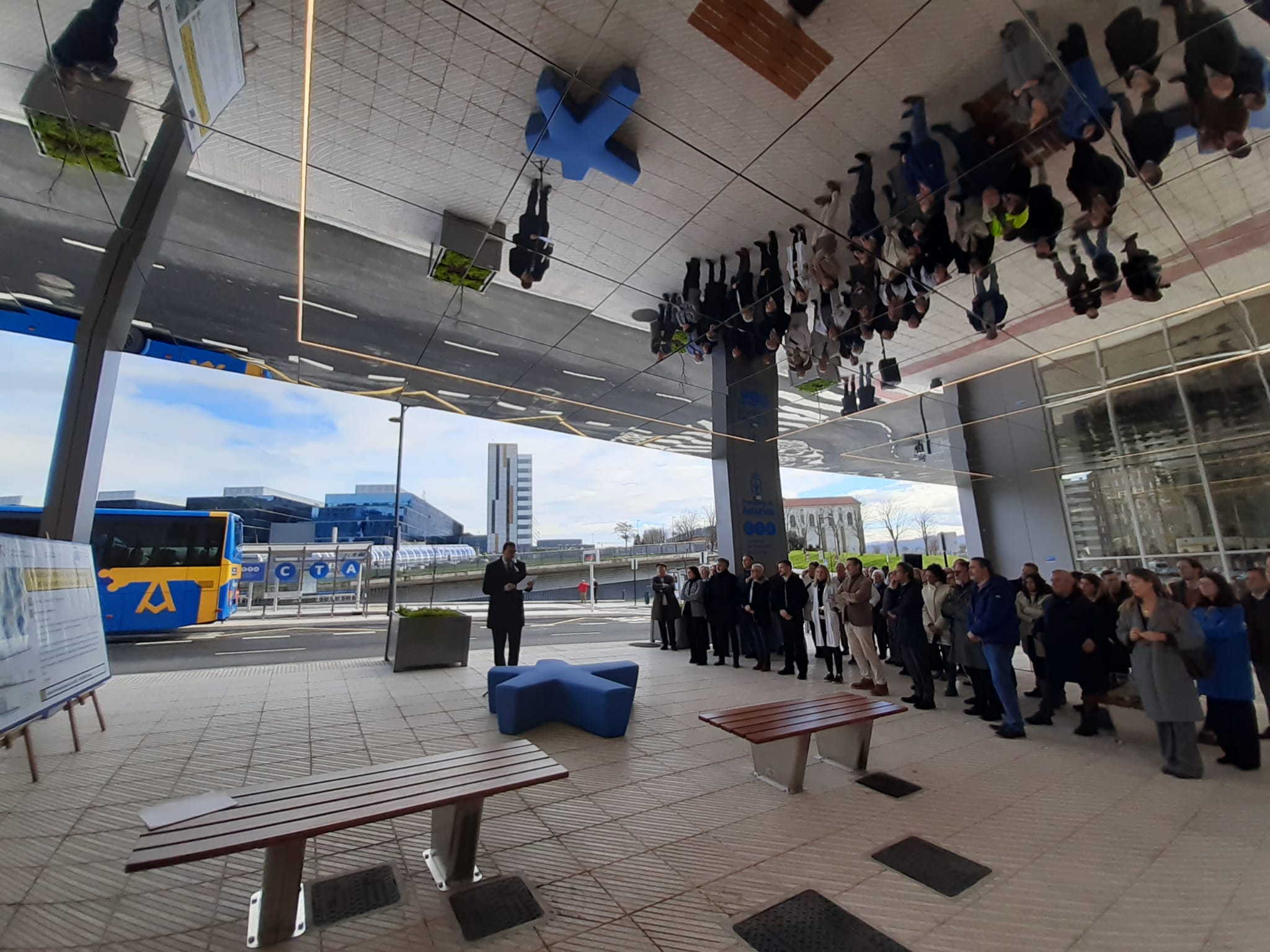 En servicio el nuevo acceso al HUCA En servicio el nuevo acceso al HUCA