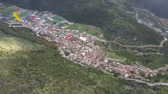 Vista aérea de Beanoján (Málaga)