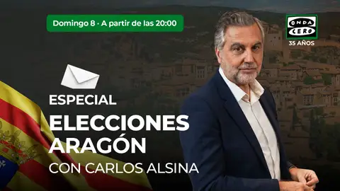 Carlos Alsina conduce este domingo en Onda Cero el programa especial Elecciones Aragón 2026 Carlos Alsina conduce este domingo en Onda Cero el programa especial Elecciones Aragón 2026