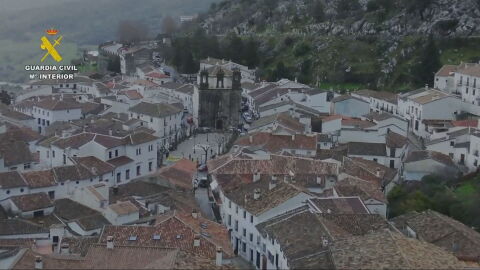 Grazalema, C&aacute;diz, tras el paso del temporal.