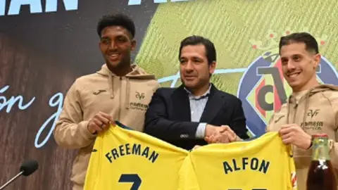 El Villarreal presenta a sus refuerzos invernales El Villarreal presenta a sus refuerzos invernales