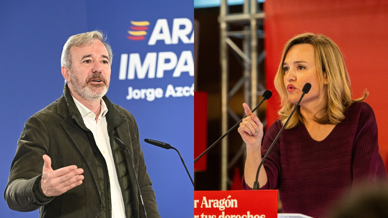 Así fue el resultado cuando Pilar Alegría y Jorge Azcón se enfrentaron por la Alcaldía de Zaragoza Así fue el resultado cuando Pilar Alegría y Jorge Azcón se enfrentaron por la Alcaldía de Zaragoza
