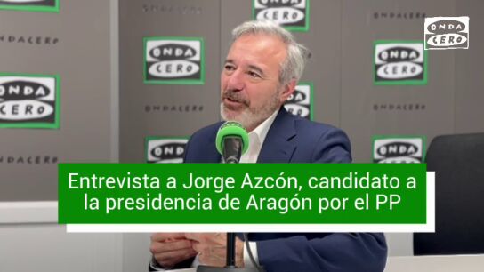 Jorge Azc&oacute;n: "Quiero ser presidente de Arag&oacute;n, pero tambi&eacute;n que el sanchismo tenga el resultado que se merece"