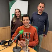 Patricia Segura, Joan Munar y Paco Muñoz en los estudios de Onda Cero Mallorca. Patricia Segura, Joan Munar y Paco Muñoz en los estudios de Onda Cero Mallorca.