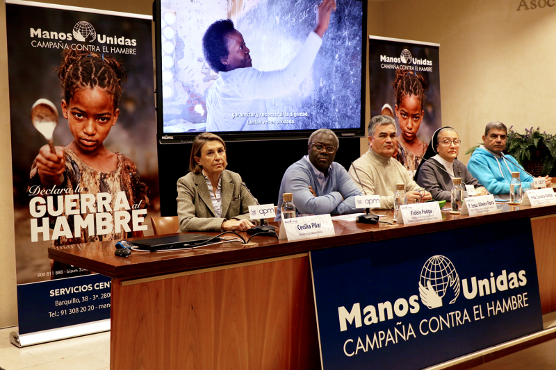 Manos Unidas: la paz no puede esperar porque la dignidad no puede esperar Manos Unidas: la paz no puede esperar porque la dignidad no puede esperar