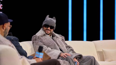 Bad Bunny en su entrevista para Apple Music.