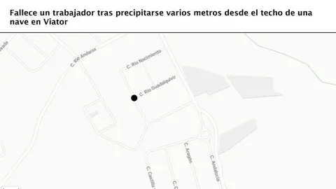 Mapa del lugar en el que se ha producido el accidente Mapa del lugar en el que se ha producido el accidente