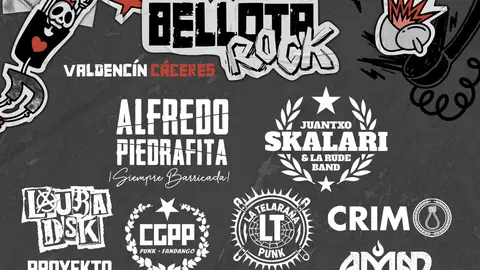 Del 28 al 30 de mayo regresa el "Bellota Rock" a Valdencín con 12 bandas y nombres como Juantxo Skalari, Crim y Alfredo Piedrafita Del 28 al 30 de mayo regresa el "Bellota Rock" a Valdencín con 12 bandas y nombres como Juantxo Skalari, Crim y Alfredo Piedrafita