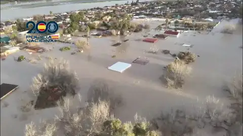 Zonas inundadas en Córdoba a vista de dron Zonas inundadas en Córdoba a vista de dron
