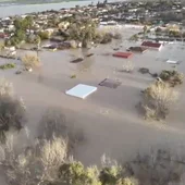 Zonas inundadas en Córdoba a vista de dron Zonas inundadas en Córdoba a vista de dron